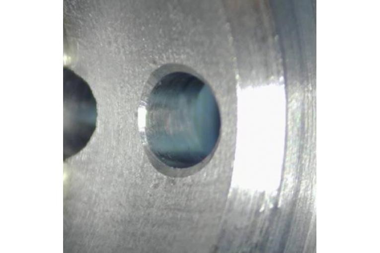 正反去毛刺倒角刀手工测试效果展示